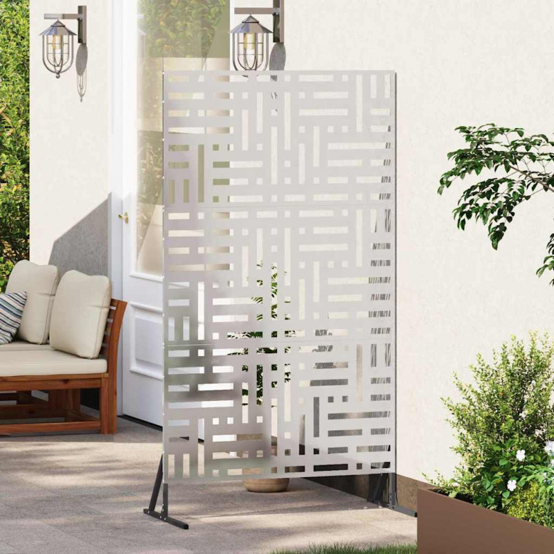 Ekran prywatności Szary 100 x 50 x 180 cm Stal