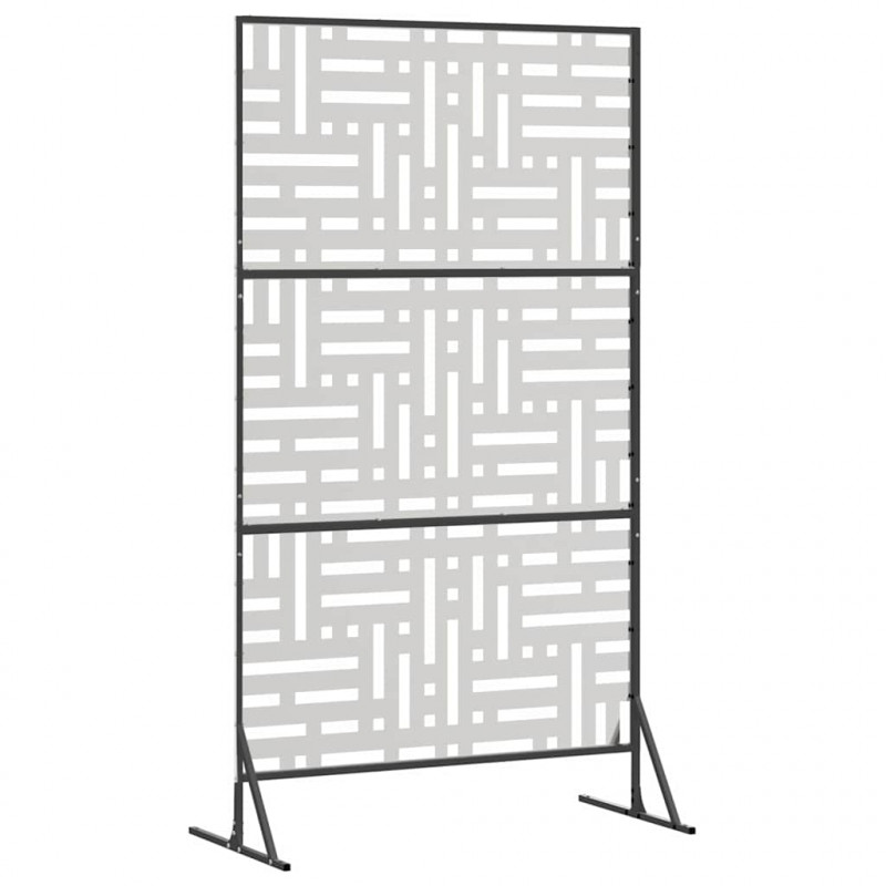 Ekran prywatności Szary 100 x 50 x 180 cm Stal