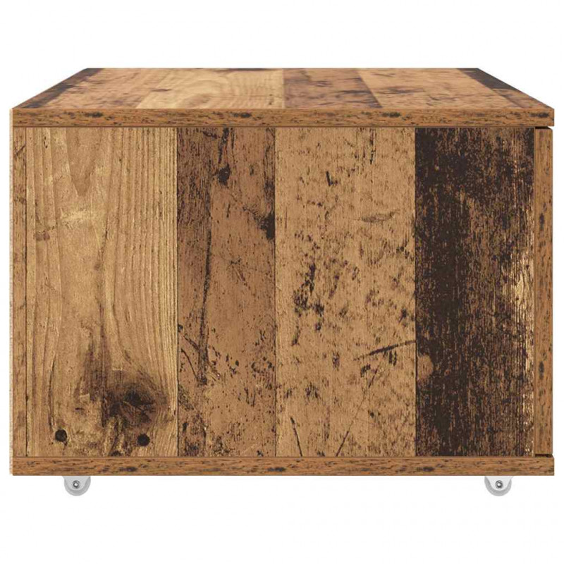 Szafka z Szufladami z kołem Stare drewno 55 x 45 x 31 cm