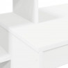 Biurko z półką Biały 100 x 40 x 90 cm Materiał drewnopochodny