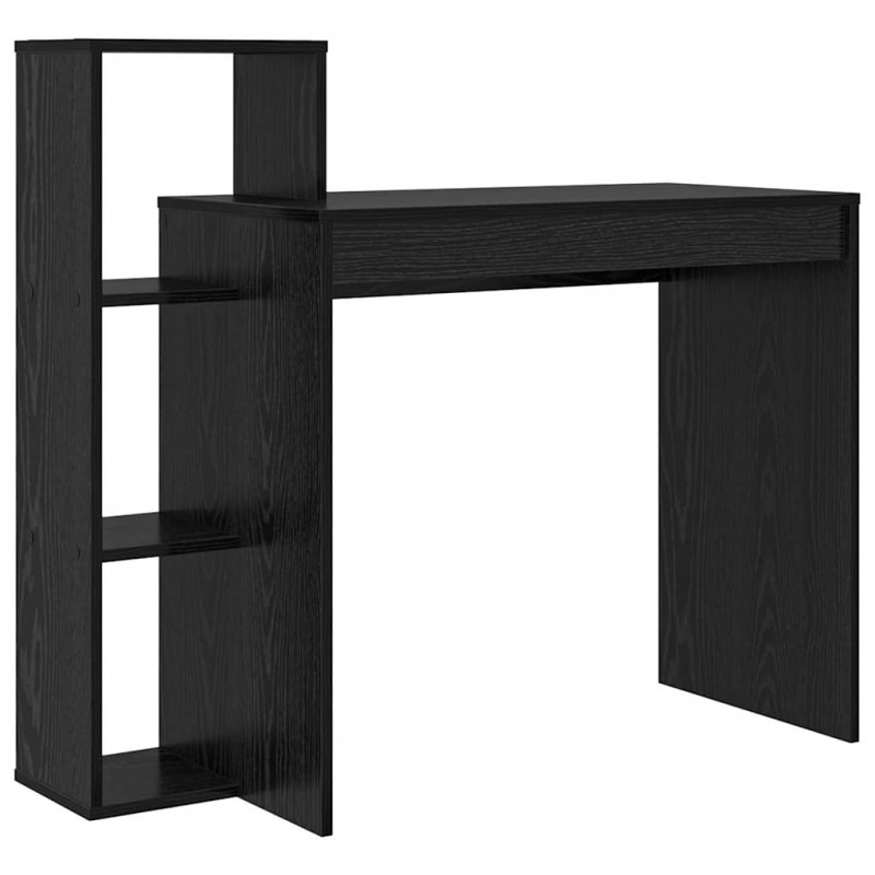 Biurko Czarny Dąb 100 x 40 x 90 cm Materiał drewnopochodny