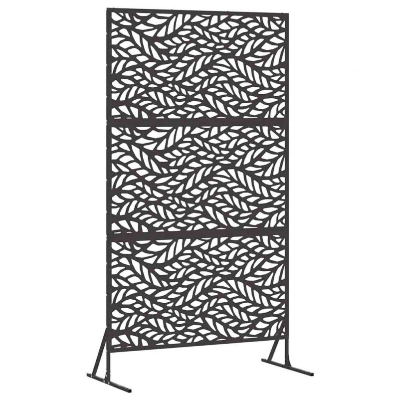 Ekran prywatności Czarny 100 x 50 x 180 cm Stal