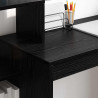 Biurko Czarny Dąb 100 x 40 x 90 cm Materiał drewnopochodny