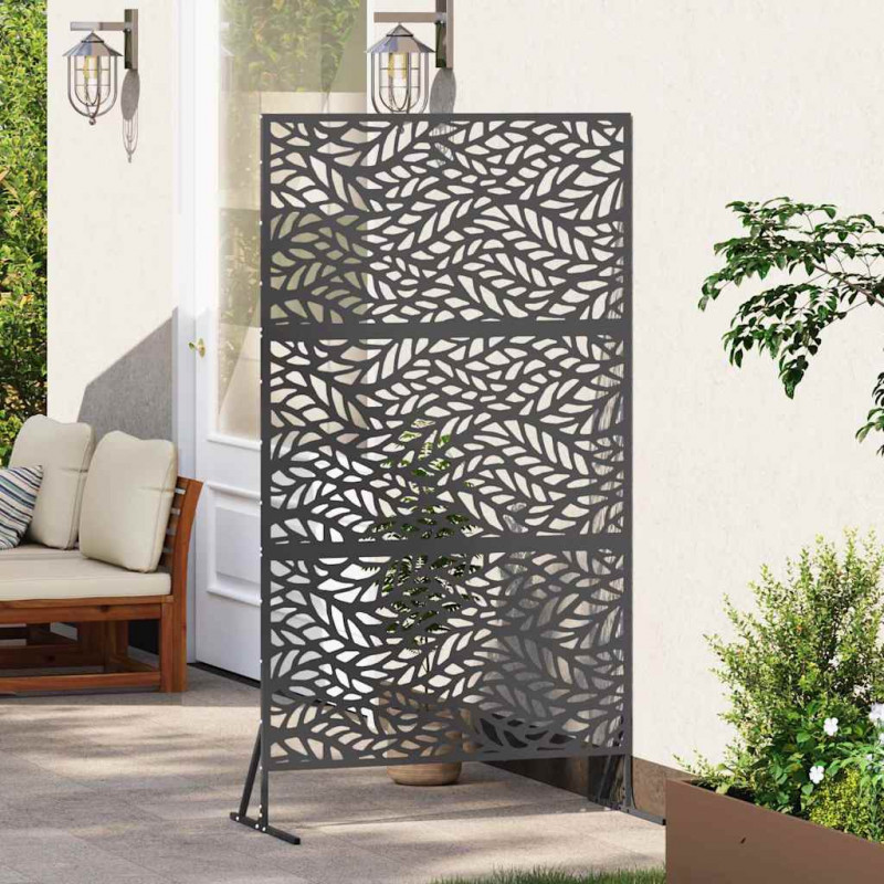 Ekran prywatności Czarny 100 x 50 x 180 cm Stal
