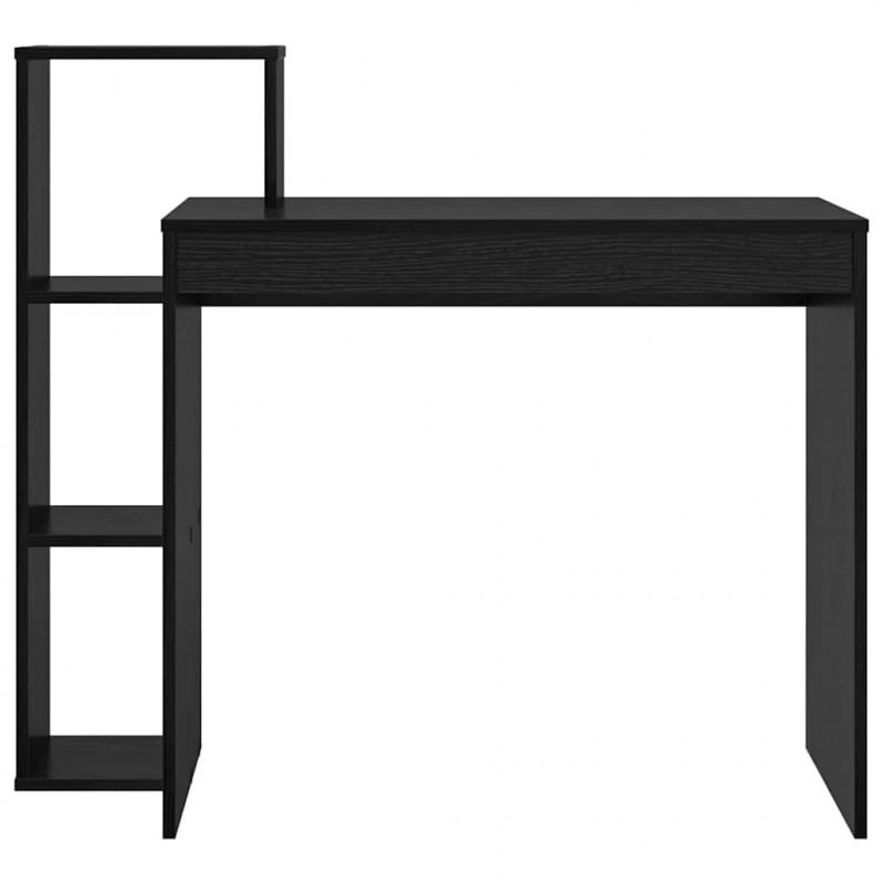 Biurko Czarny Dąb 100 x 40 x 90 cm Materiał drewnopochodny