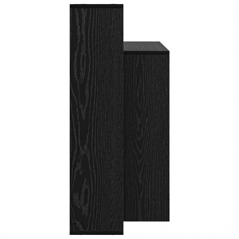 Biurko Czarny Dąb 100 x 40 x 90 cm Materiał drewnopochodny