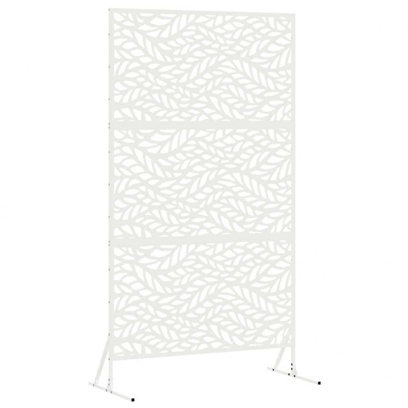 Ekran prywatności Biały 100 x 50 x 180 cm Stal