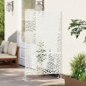 Ekran prywatności Biały 100 x 50 x 180 cm Stal