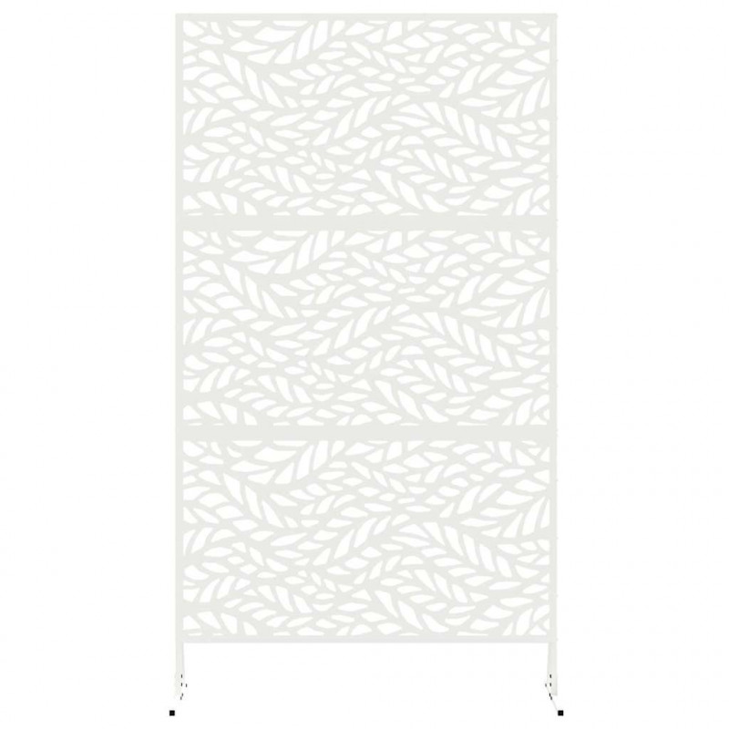 Ekran prywatności Biały 100 x 50 x 180 cm Stal