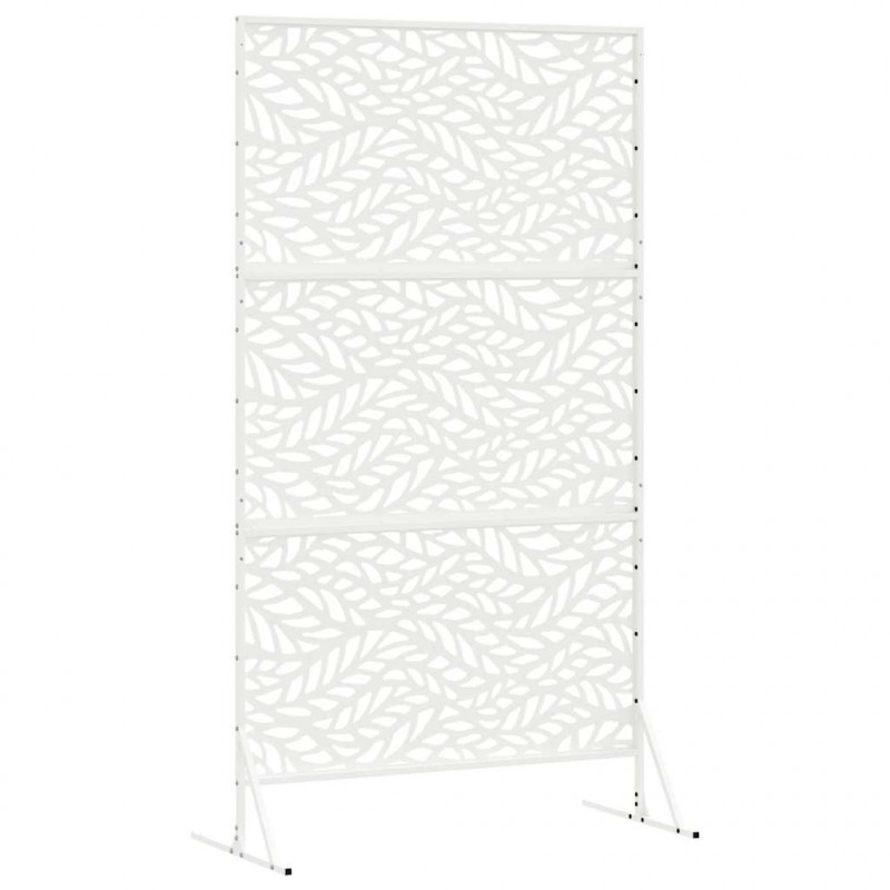 Ekran prywatności Biały 100 x 50 x 180 cm Stal