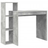 Biurko Betonowy szary 100 x 40 x 90 cm Materiał drewnopochodny