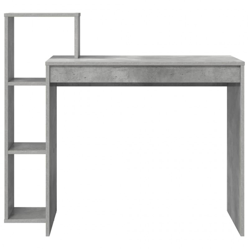 Biurko Betonowy szary 100 x 40 x 90 cm Materiał drewnopochodny