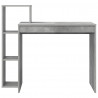 Biurko Betonowy szary 100 x 40 x 90 cm Materiał drewnopochodny