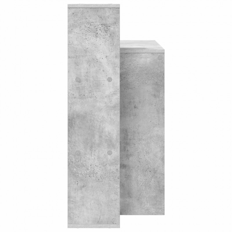 Biurko Betonowy szary 100 x 40 x 90 cm Materiał drewnopochodny