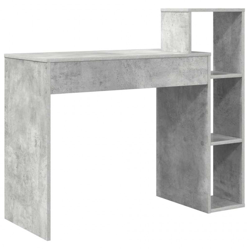 Biurko Betonowy szary 100 x 40 x 90 cm Materiał drewnopochodny