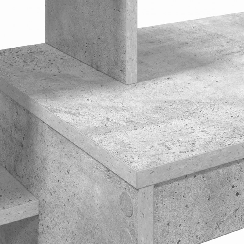 Biurko Betonowy szary 100 x 40 x 90 cm Materiał drewnopochodny