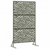 Ekran prywatności Oliwkowy 100 x 50 x 180 cm Stal