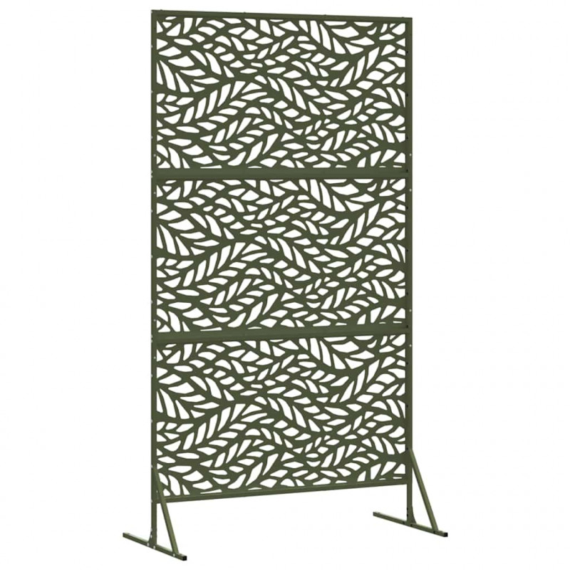 Ekran prywatności Oliwkowy 100 x 50 x 180 cm Stal