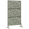 Ekran prywatności Oliwkowy 100 x 50 x 180 cm Stal