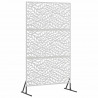 Ekran prywatności Szary 100 x 50 x 180 cm Stal