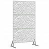 Ekran prywatności Szary 100 x 50 x 180 cm Stal