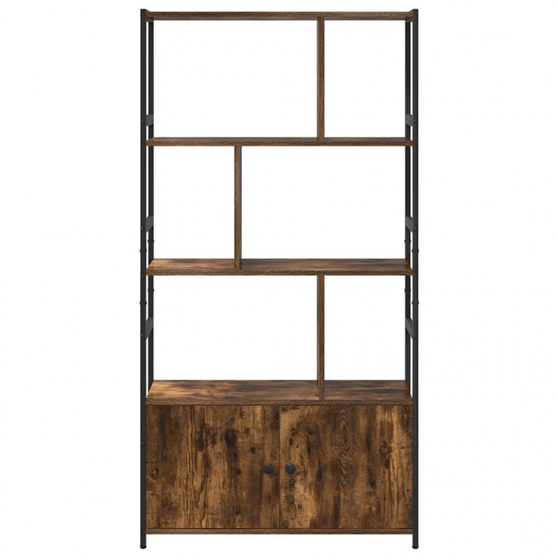 Półka na książki Dąb wędzony 80 x 30 x 155,5 cm