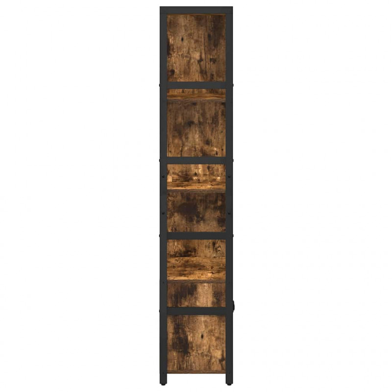Półka na książki Dąb wędzony 80 x 30 x 155,5 cm
