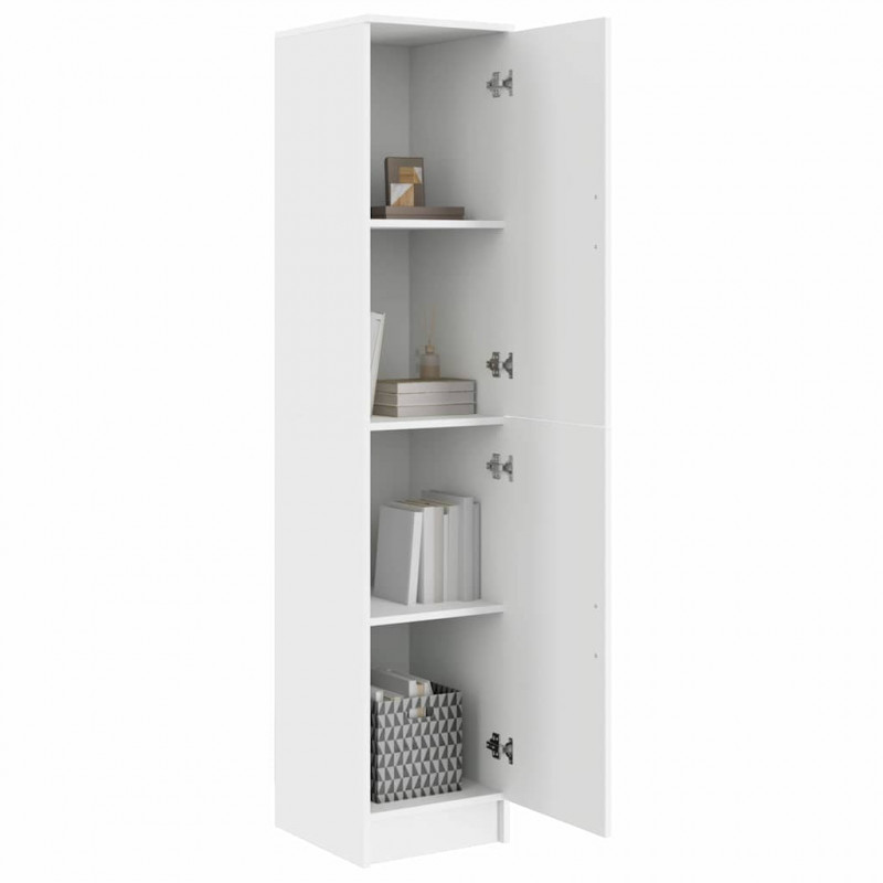 Highboard Biały 35 x 39 x 168 cm