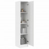 Highboard Biały 35 x 39 x 168 cm