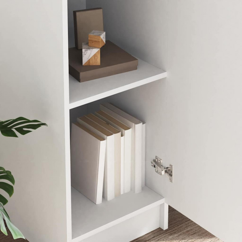 Highboard Biały 35 x 39 x 168 cm