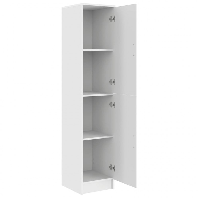 Highboard Biały 35 x 39 x 168 cm