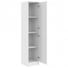 Highboard Biały 35 x 39 x 168 cm