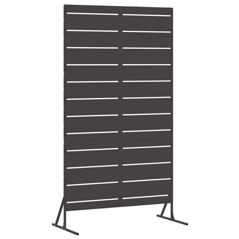 Ekran prywatności Czarny 100 x 50 x 180 cm Stal