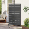 Ekran prywatności Czarny 100 x 50 x 180 cm Stal