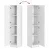 Highboard Biały 35 x 39 x 168 cm