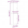 Highboard Biały 35 x 39 x 168 cm