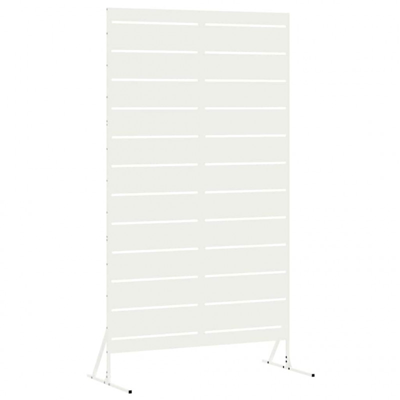 Ekran prywatności Biały 100 x 50 x 180 cm Stal