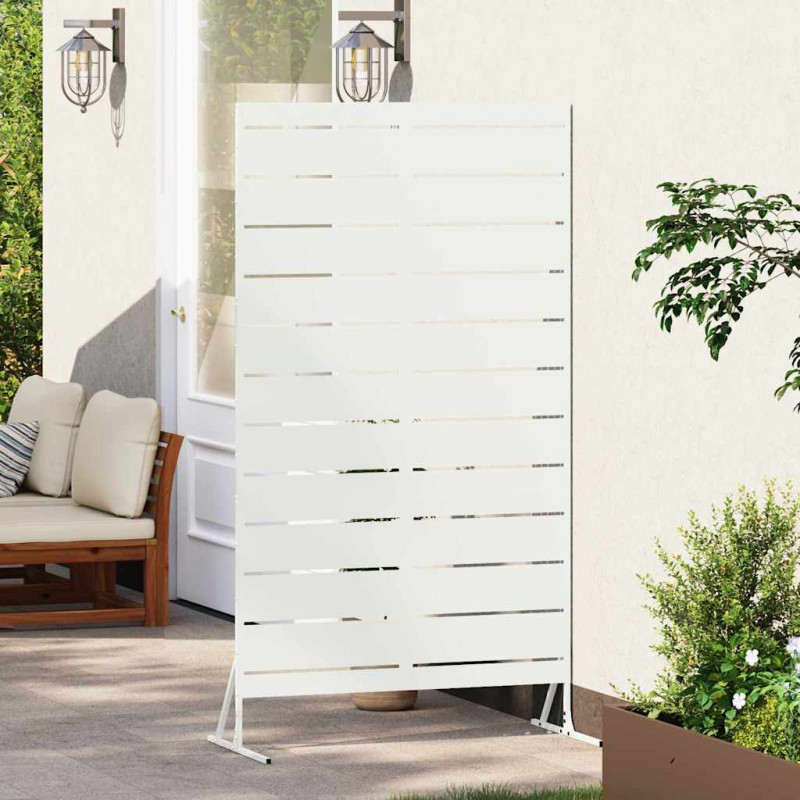 Ekran prywatności Biały 100 x 50 x 180 cm Stal