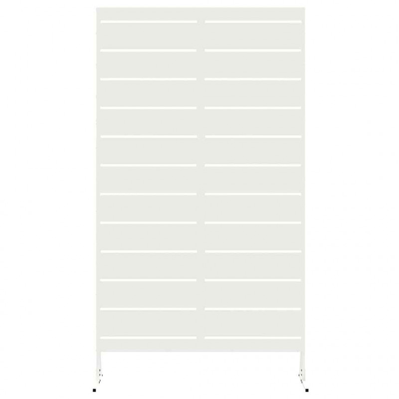 Ekran prywatności Biały 100 x 50 x 180 cm Stal