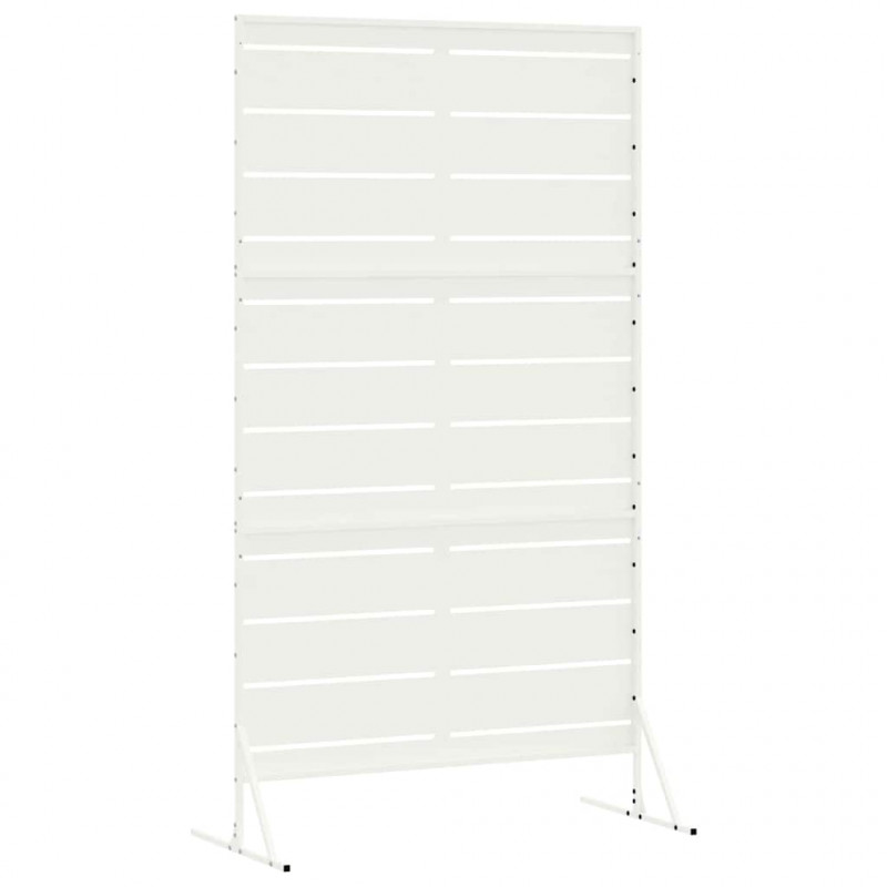 Ekran prywatności Biały 100 x 50 x 180 cm Stal