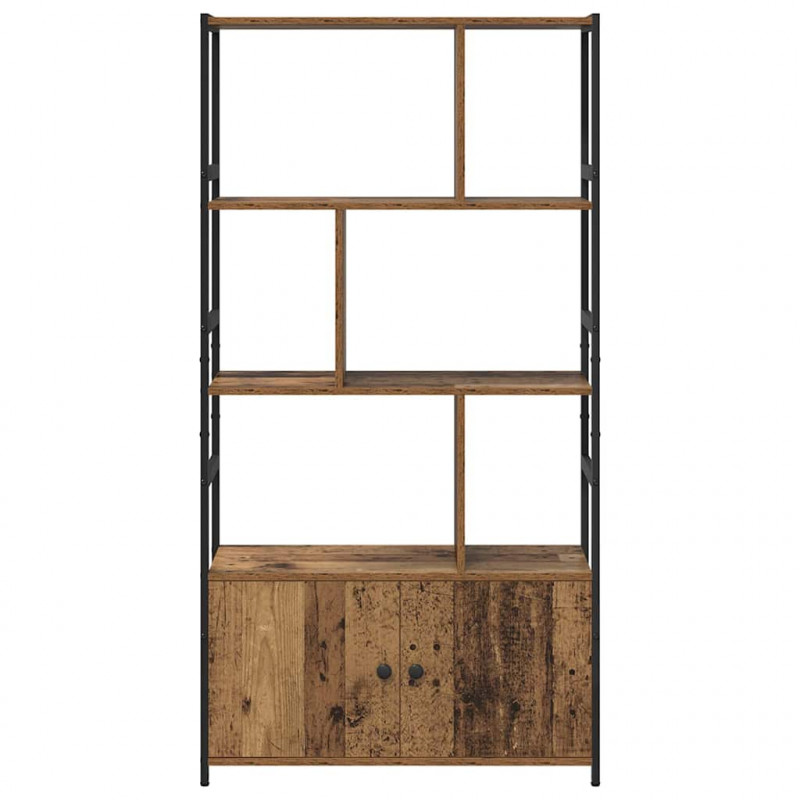 Półka na książki Stare drewno 80 x 30 x 155,5 cm