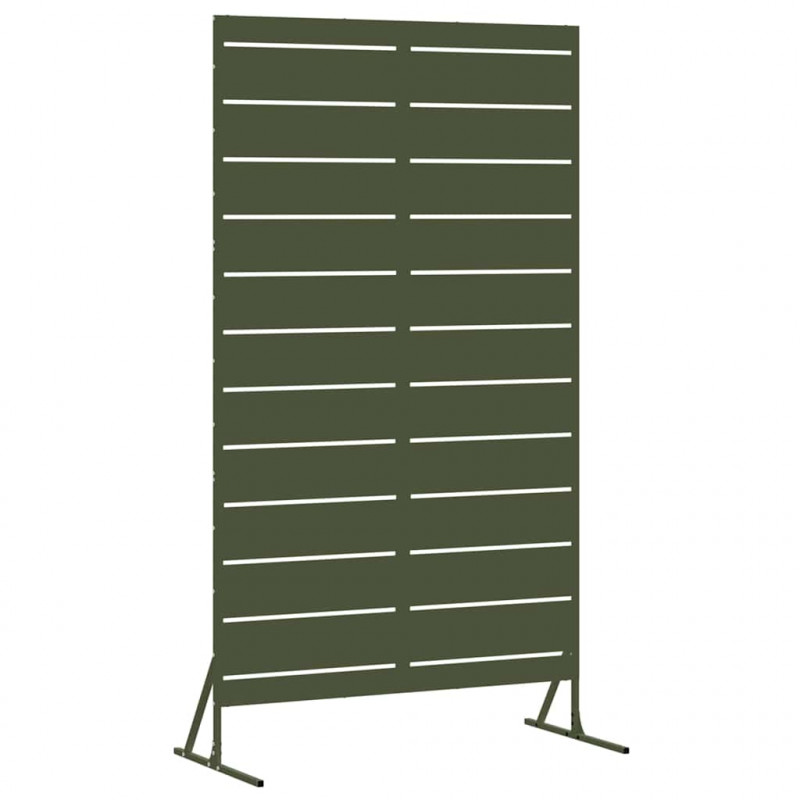 Ekran prywatności Oliwkowy 100 x 50 x 180 cm Stal