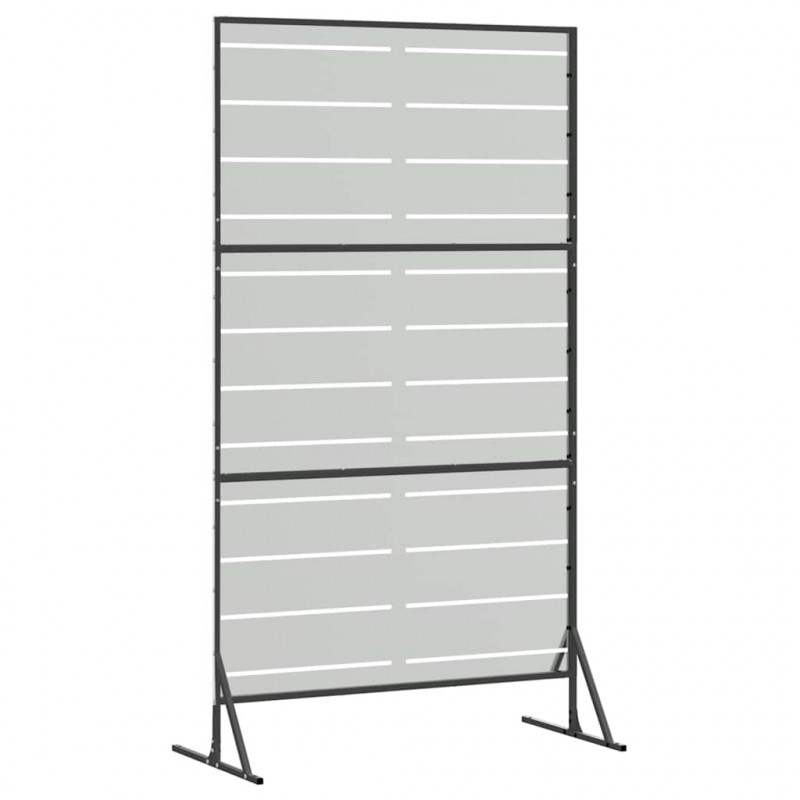 Ekran prywatności Szary 100 x 50 x 180 cm Stal