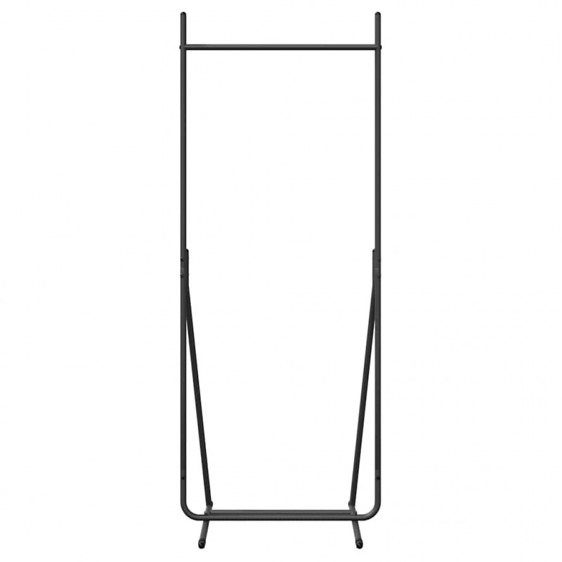 Wieszak na Ubrania Czarny 62 x 48 x 158 cm Stal