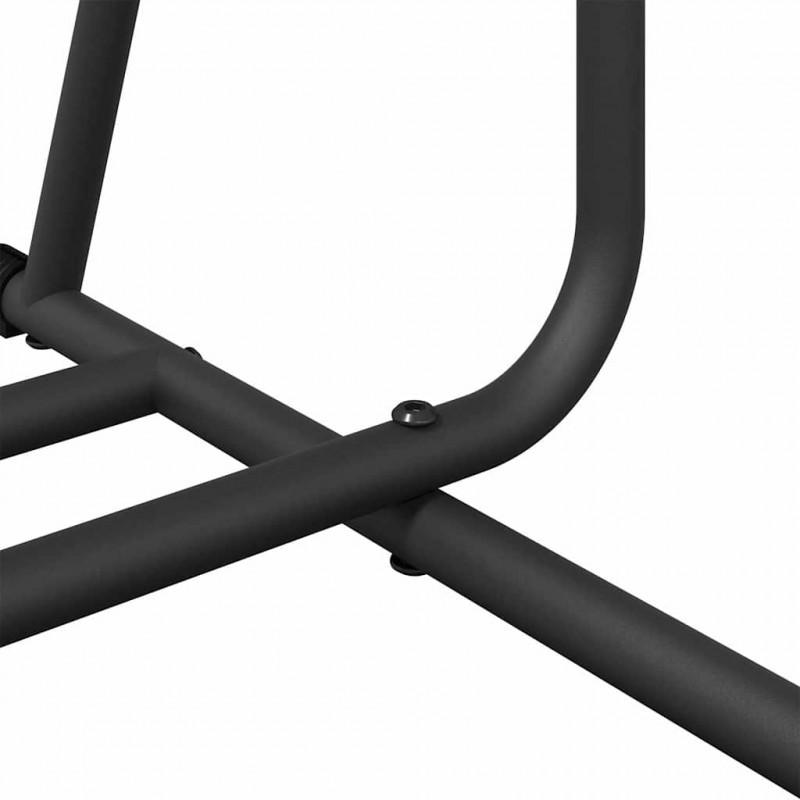 Wieszak na Ubrania Czarny 62 x 48 x 158 cm Stal