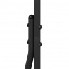 Wieszak na Ubrania Czarny 62 x 48 x 158 cm Stal
