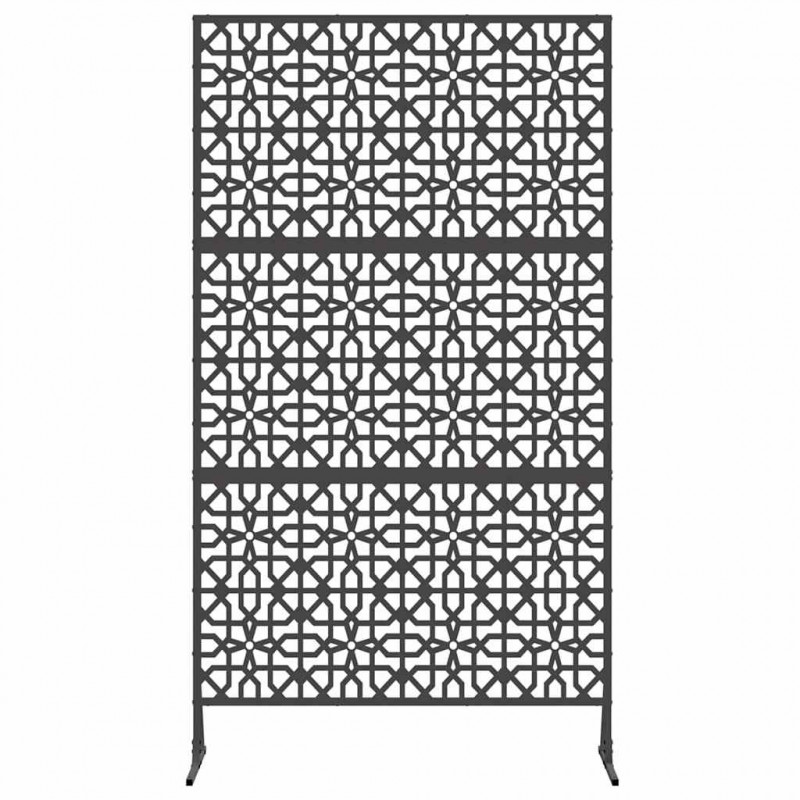 Ekran prywatności Czarny 100 x 50 x 180 cm Stal
