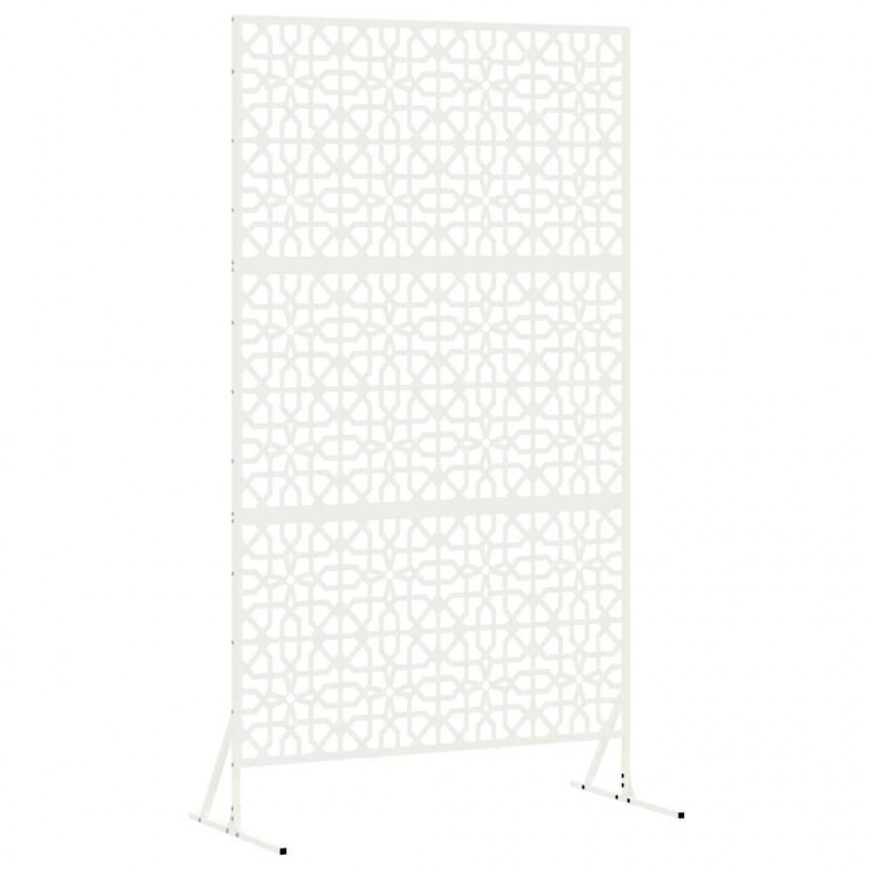 Ekran prywatności Biały 100 x 50 x 180 cm Stal