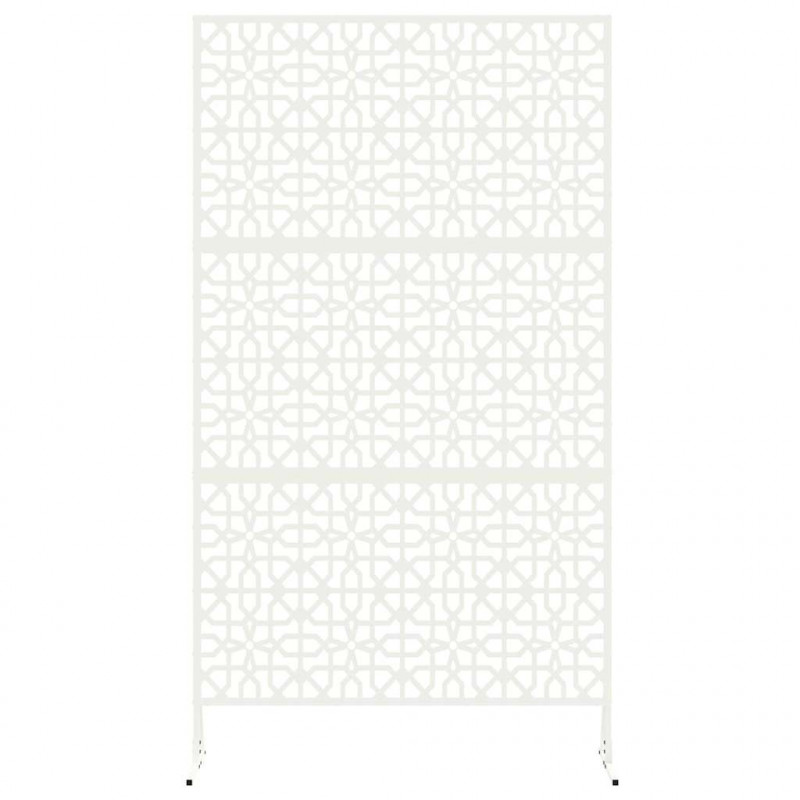 Ekran prywatności Biały 100 x 50 x 180 cm Stal