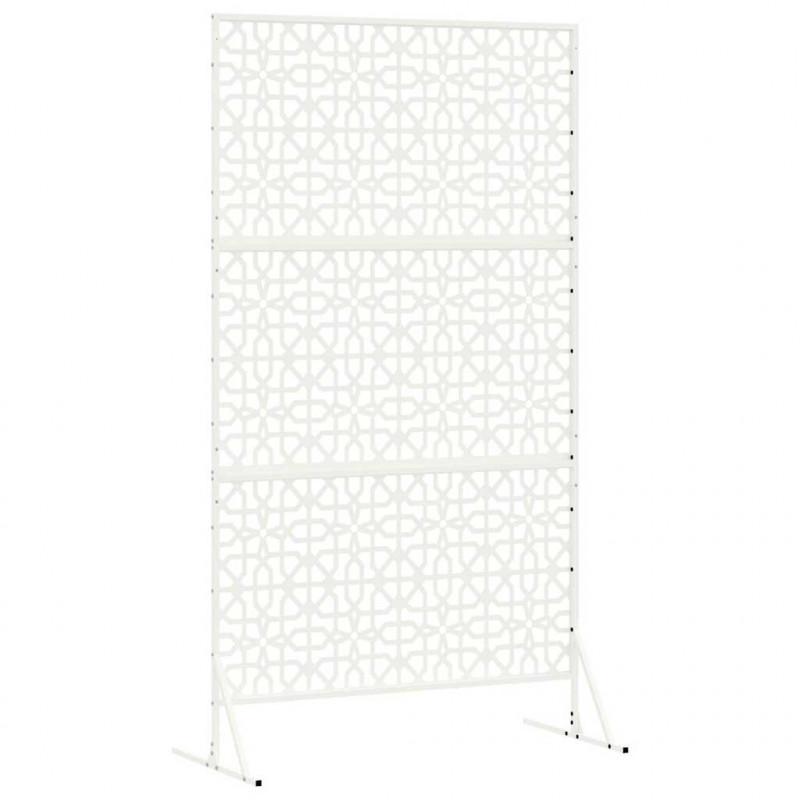 Ekran prywatności Biały 100 x 50 x 180 cm Stal